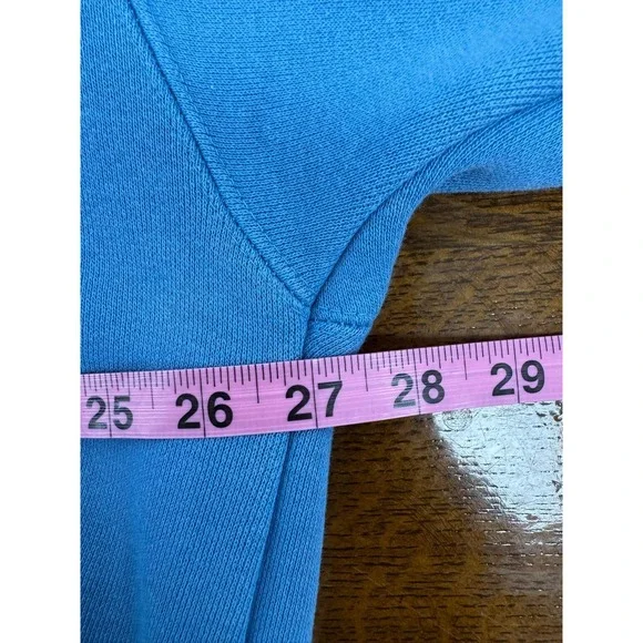 Vintage Johnny Blaze Hoodie Mens Large Blue 97 Logo Pullover Streetwear 90s